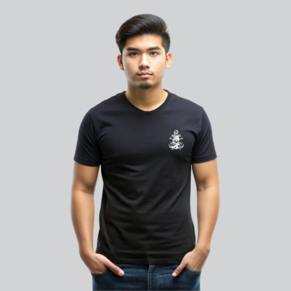 Mens 100% Cotton Printed Round Neck Unique Design The Sailor T-shirt - Image 2