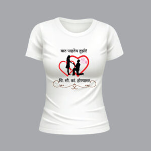 Womens 100% Cotton Printed Round Neck Sustainable Fabric Wat Pahatey Tuji T-shirt White - Image 2