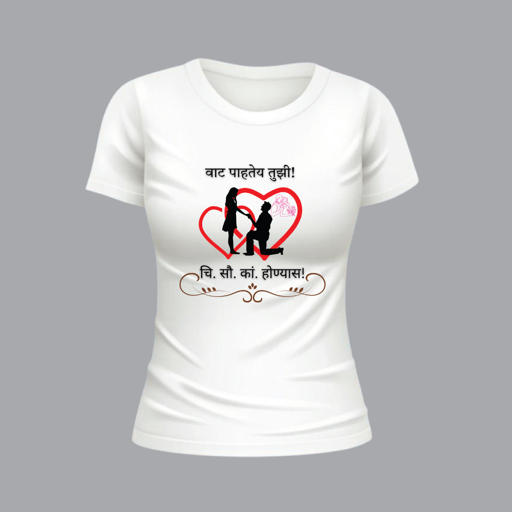 Womens 100% Cotton Printed Round Neck Sustainable Fabric Wat Pahatey Tuji T-shirt White - Image 2