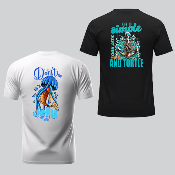 Men's Beach Soul with Attitude Pack of-2 Combo T-shirts - Image 4