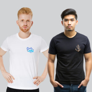 Men's Beach Soul with Attitude Pack of-2 Combo T-shirts
