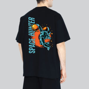 Custom graphic digital print cotton Oversized T-shirt