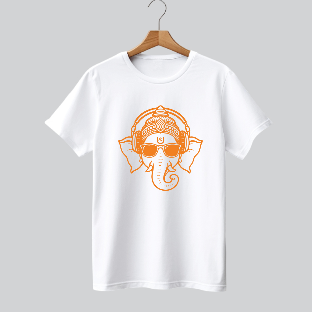 DJ Ganesha Premium Graphic T-Shirt