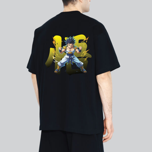 Gotenks Fusion Power Anime Oversized T-Shirt  – Dragon Ball Z Super Saiyan Kid Warrior Printed Tee