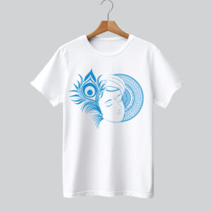 Graphic Krishna Mandala Art Spiritual