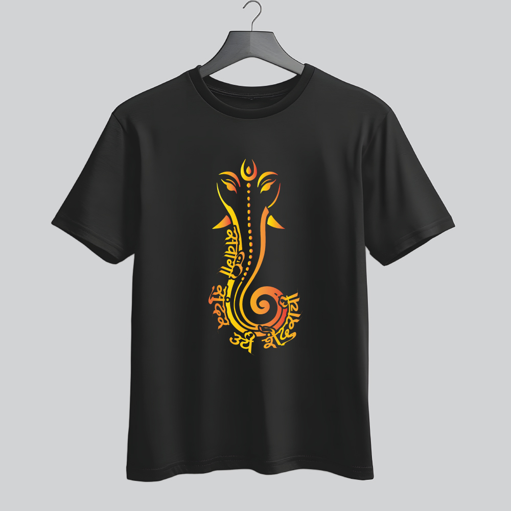 Ganapati-Bappa-Morya-Unisex-Round-Neck