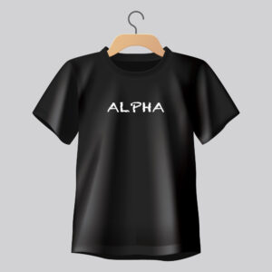 S3T Tees BETA? Nah, I’m ALPHA Round Neck Graphic Regular Fit T-Shirt | Cool Streetwear Look - Image 5