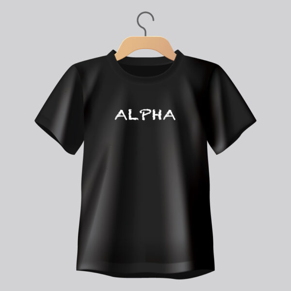 S3T Tees BETA? Nah, I’m ALPHA Round Neck Graphic Regular Fit T-Shirt | Cool Streetwear Look - Image 5