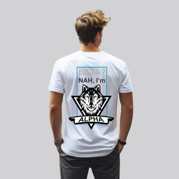 S3T Tees BETA? Nah, I’m ALPHA Round Neck Graphic Regular Fit T-Shirt | Cool Streetwear Look
