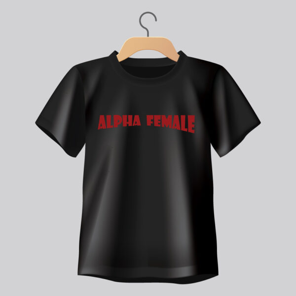 “Alpha Female” Graphic Regular Fit T-Shirt