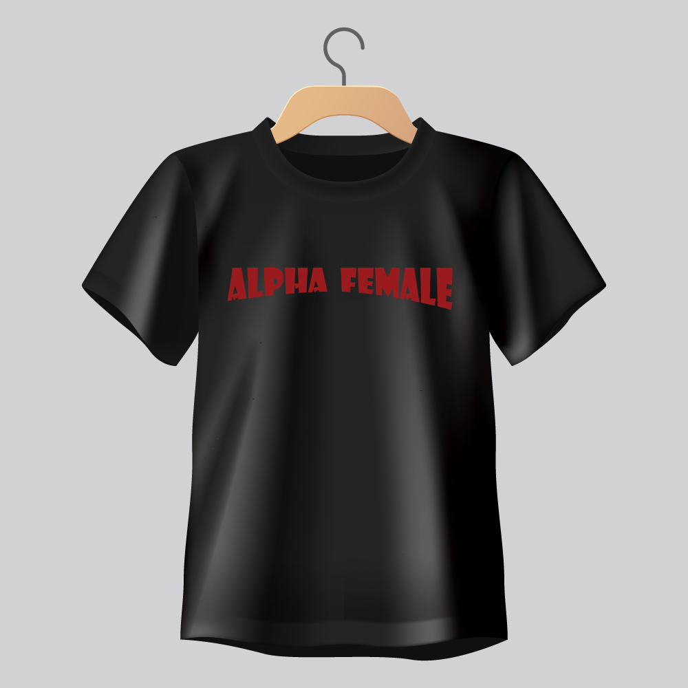“Alpha Female” Graphic Regular Fit T-Shirt