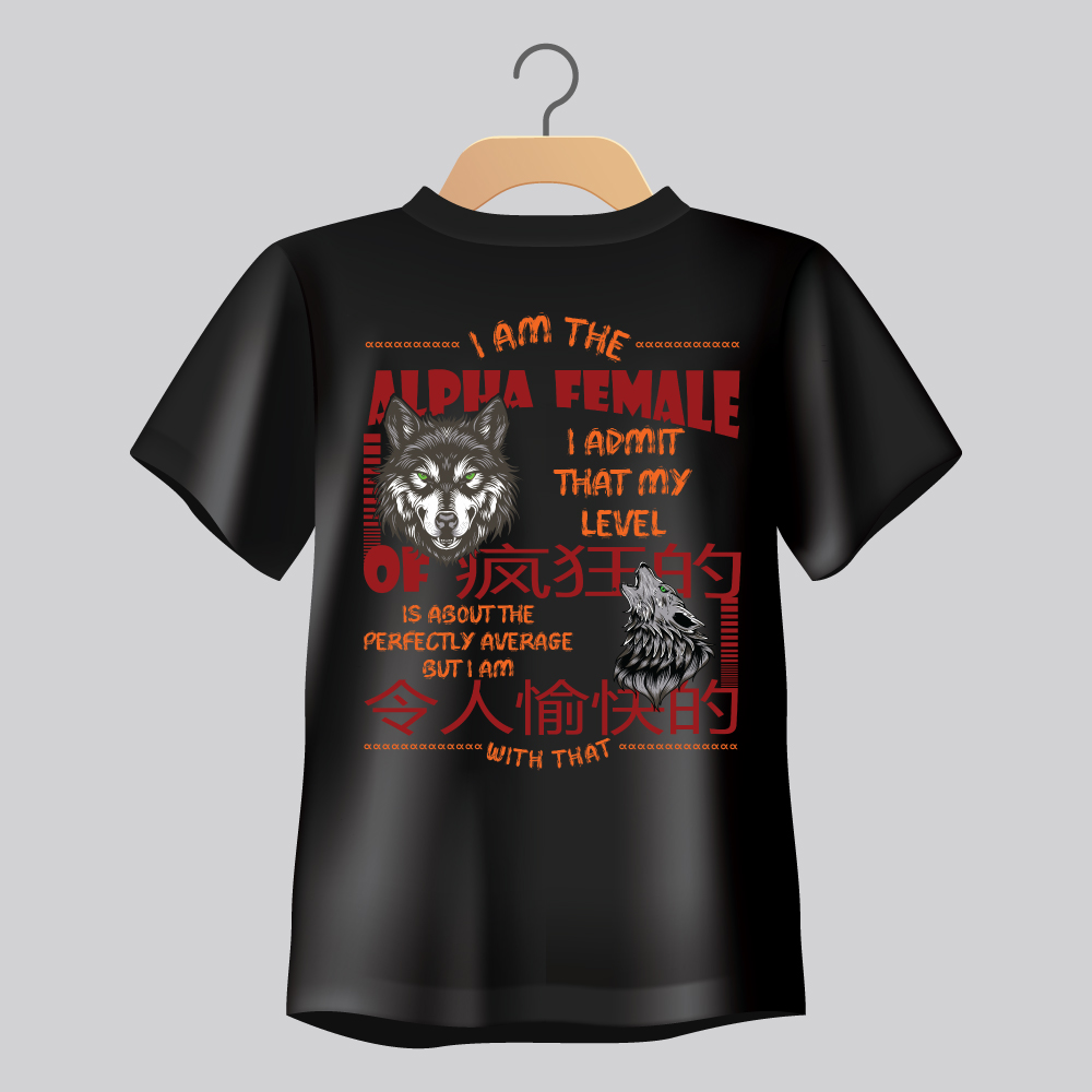 “Alpha Female” Graphic Regular Fit T-Shirt