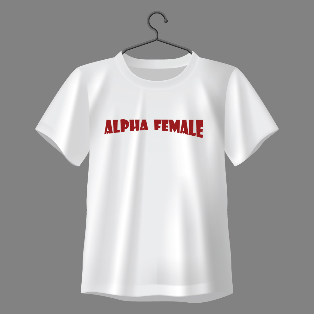 “Alpha Female” Graphic Regular Fit T-Shirt