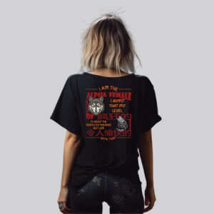 “Alpha Female” Graphic Regular Fit T-Shirt