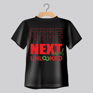 “Alpha Next Level Unlocked” Graphic Regular Fit T-Shirt