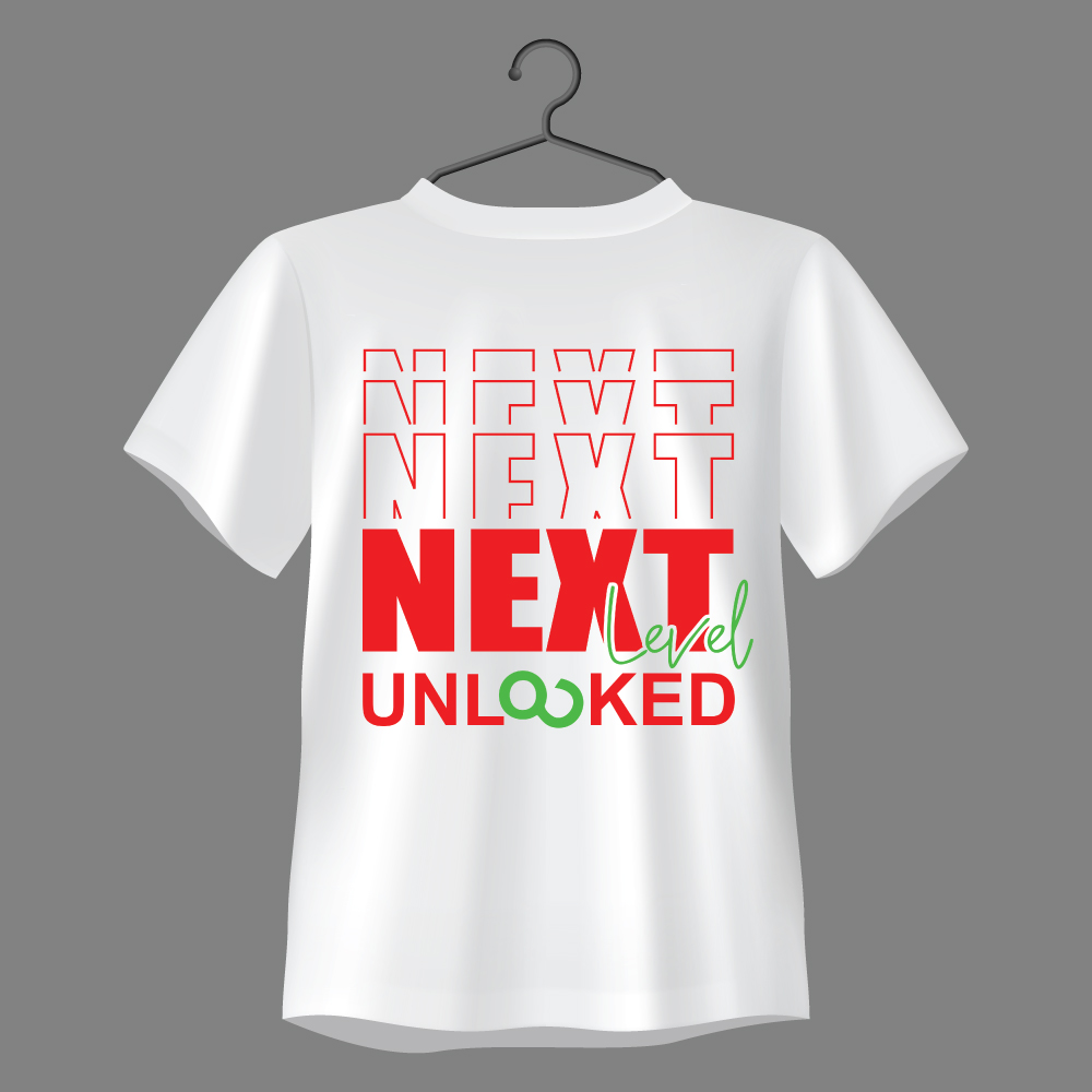 “Alpha Next Level Unlocked” Graphic Regular Fit T-Shirt