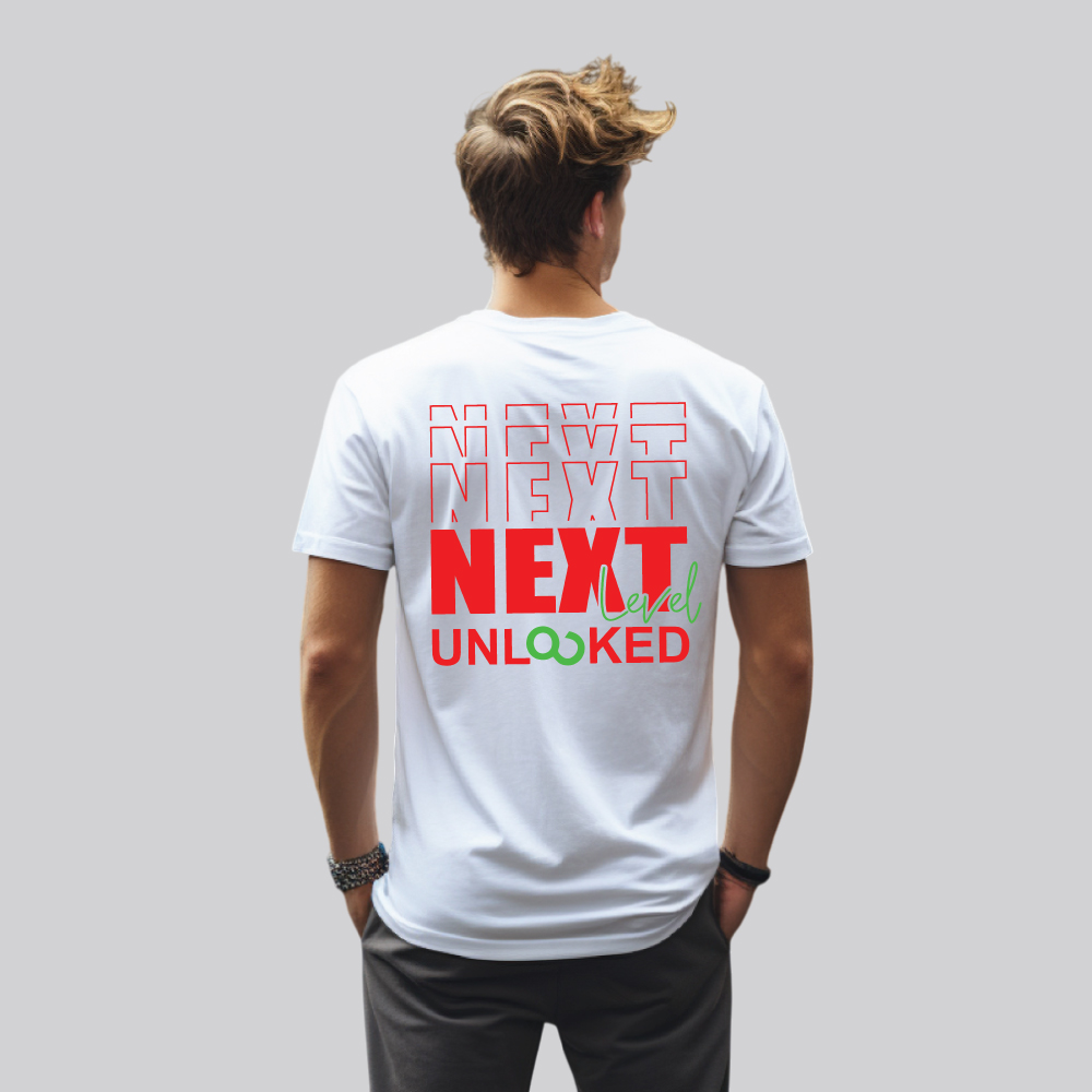 “Alpha Next Level Unlocked” Graphic Regular Fit T-Shirt